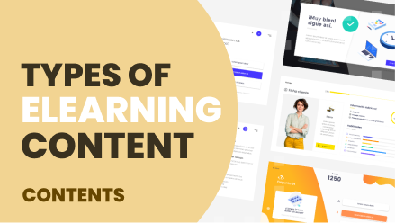 types of elearning contents_blog
