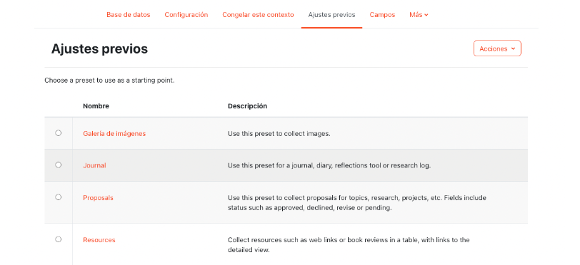 Mejora base de datos