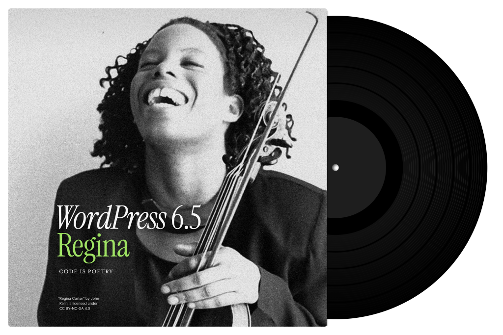 wordpress 6.5 ‘regina’ frontpage