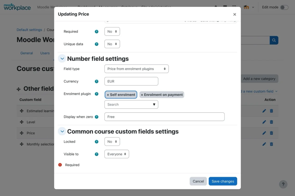 Automatic price synchronization