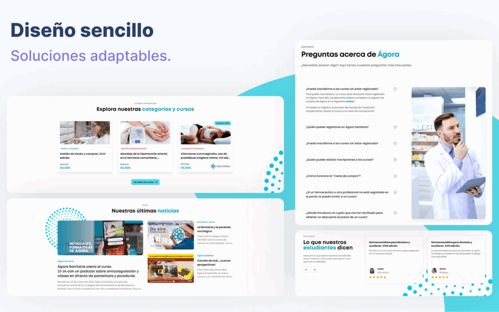 diseño sencillo àgora