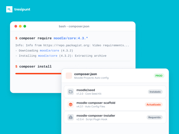 Composer a Moodle